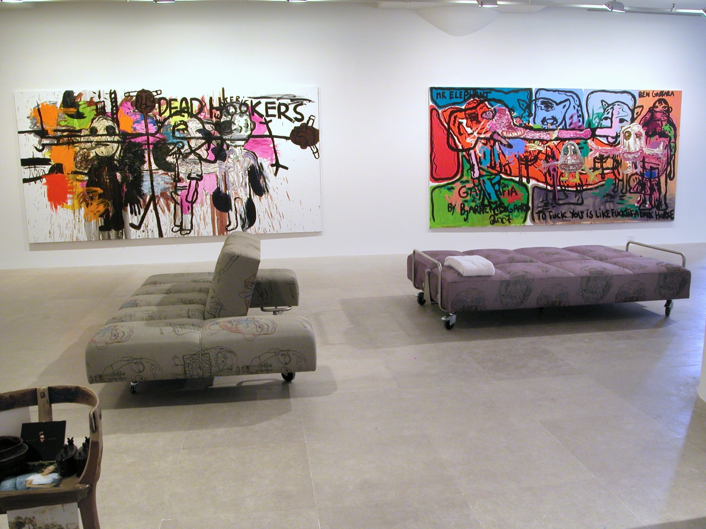 Installation view, Greene Naftali, New York, 2008