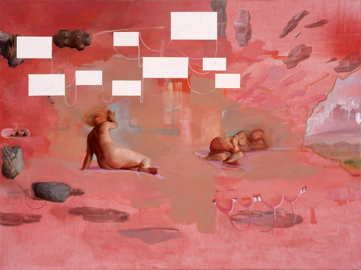 Monika Baer, Ohne Titel, 2003, Oil on canvas, 53 x 71 inches