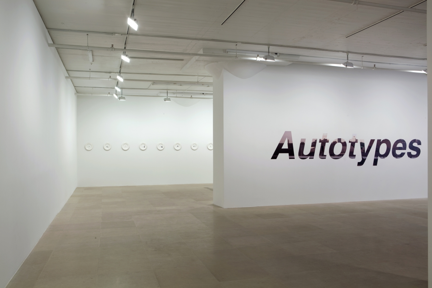 John Knight, Installation view, Autotypes, a work in situ, Greene Naftali, New York, 2011