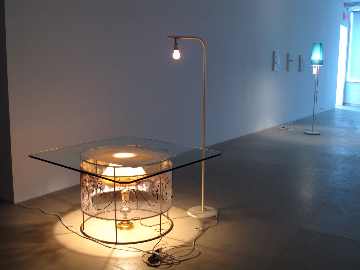 josef strau, Installation view, 18INIQITIES, Greene Naftali, New York, 2008