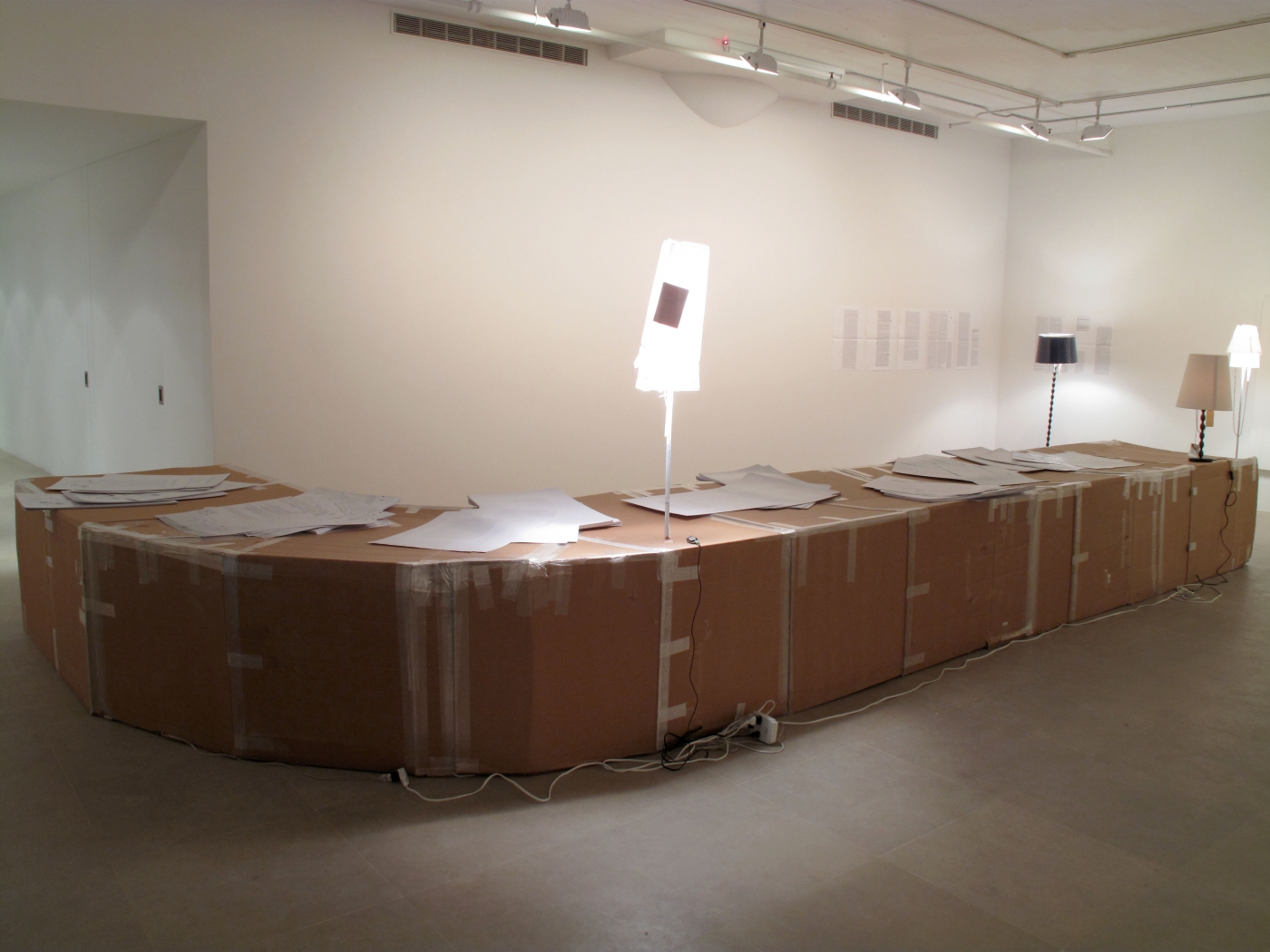 Installation view, 18INIQITIES, Greene Naftali, New York, 2008
