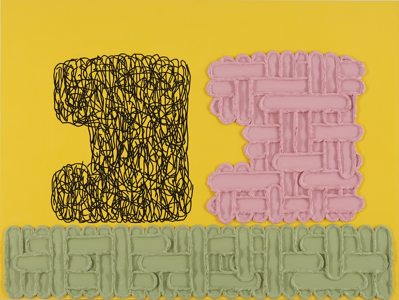 Jonathan Lasker, Life Without Thought, 2011