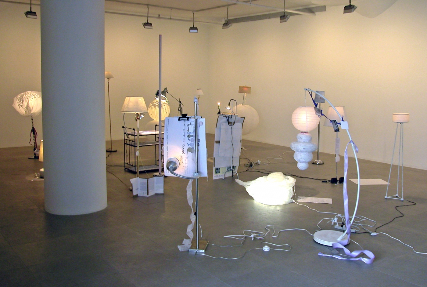 Installation view, Don't Climb the Pyramids, Greene Naftali, New York, 2006