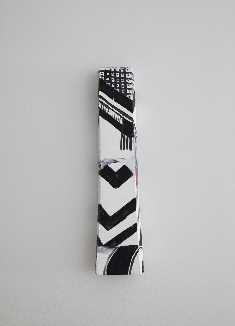 Trisha Baga, Untitled, 2012, Acrylic painted foam, 24 x 5 7/8 x 2 inches, 61 x 14.9 x 5.1 cm