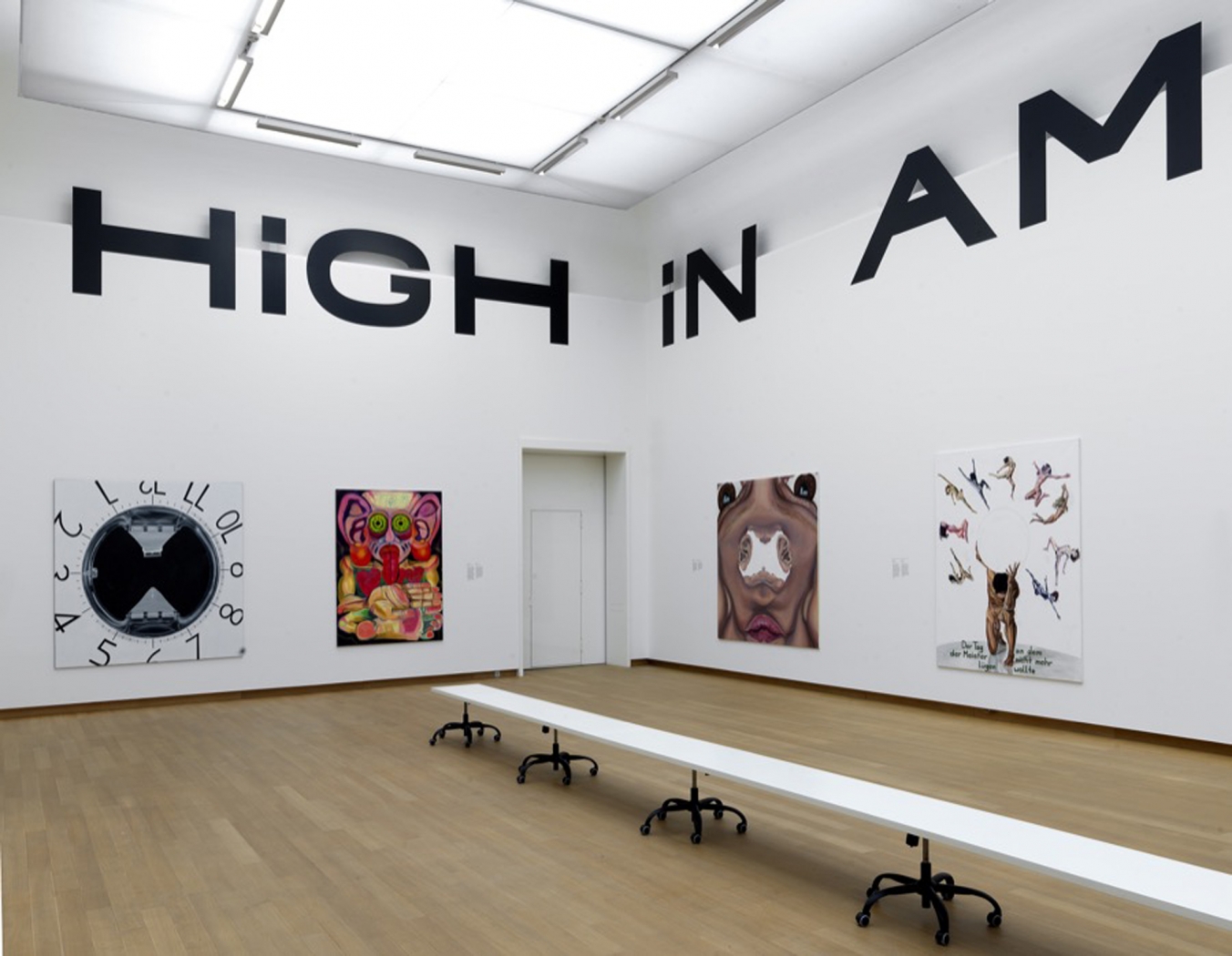Jana Euler, Installation view, High in Amersterdam. The Sky of Amersterdam, Stedelijk Museum, Amsterdam, 2017