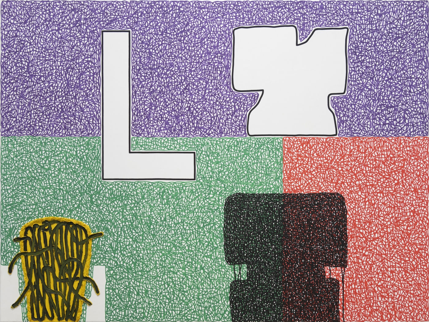 Jonathan Lasker, Drawing Blanks, 2003