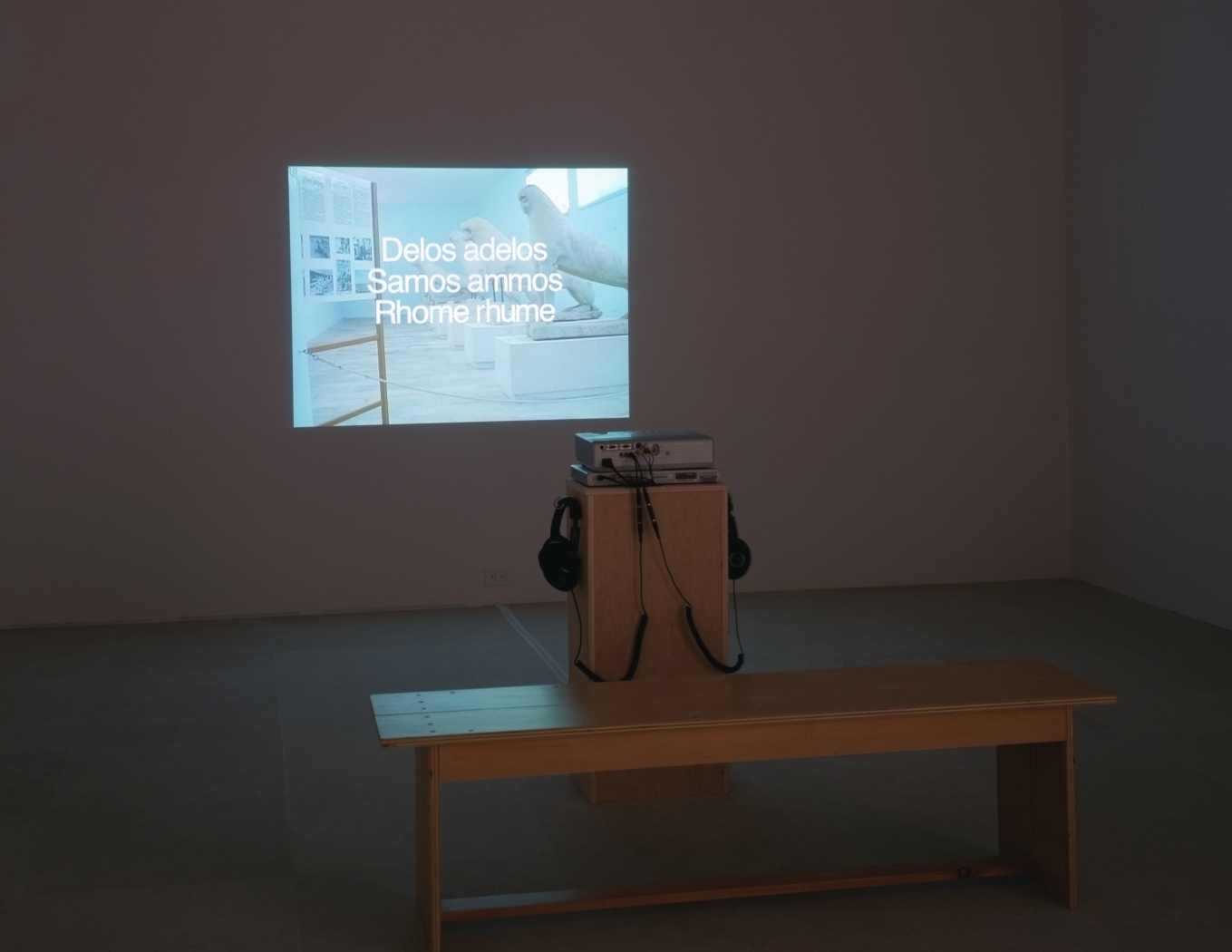 Michaela Meise Delos adelos Samos ammos Rhome rhume, 2006 Dvd Dimensions variable
