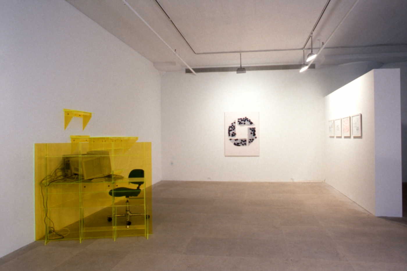 Installation view, Super Freaks Part II: Odyssey, Greene Naftali, New York, 1998