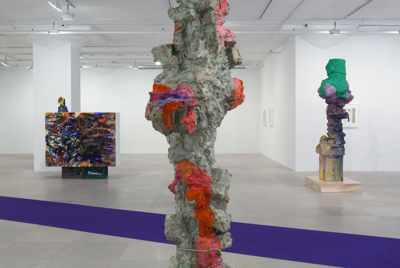 Rachel Harrison Installation view The Help Greene Naftali New York 2012