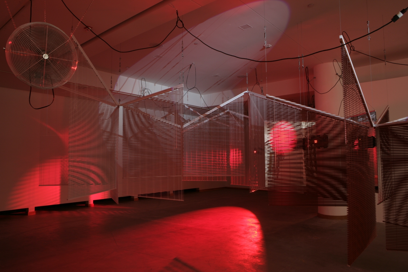Haegue Yang, Asymmetric Equality, Installation view, REDCAT, Los Angeles, 2008