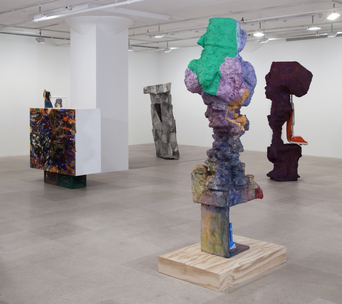 Rachel Harrison, Installation view, The Help, Greene Naftali, New York, 2012