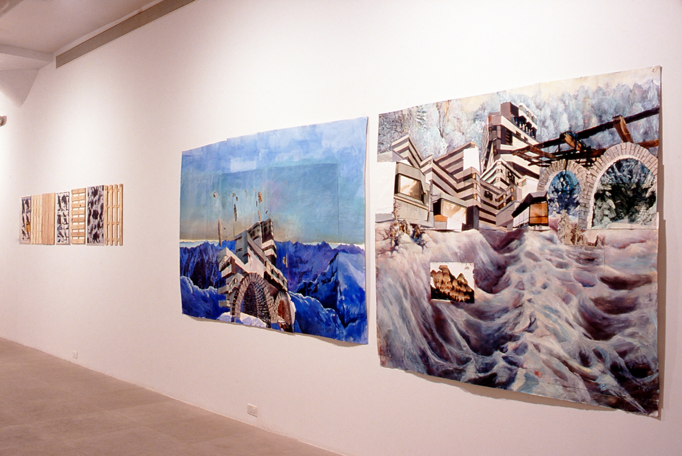 Installation view, Snowflake Office, Greene Naftali, New York, 2001