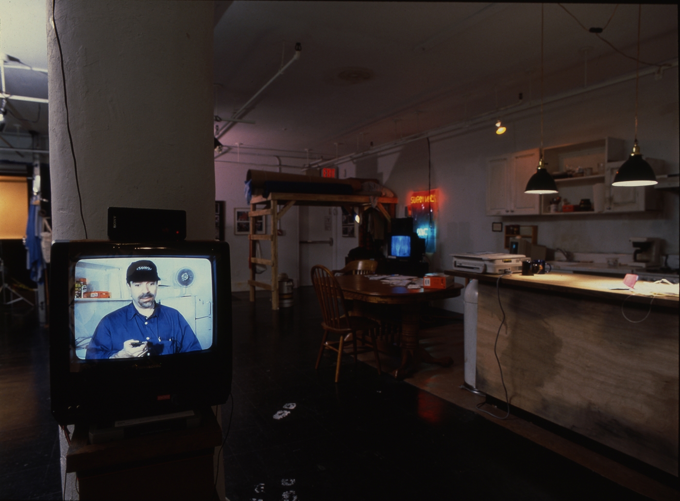 Michael Smith, Open House, Installation view, New Museum, NY, 1999 In collaboration with Joshua White