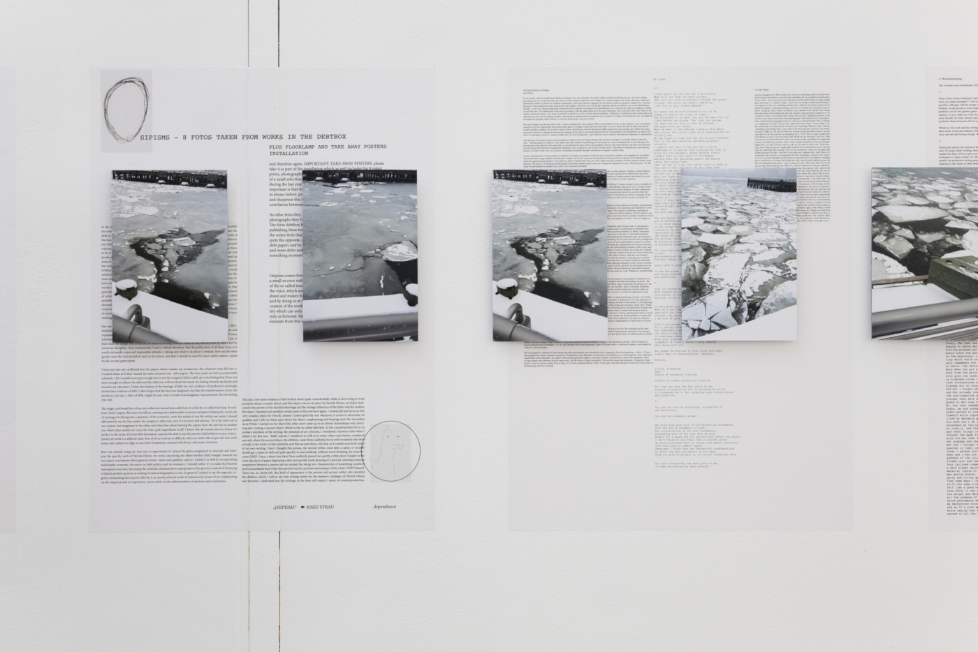 Installation view, Josef Strau: A Turtle Dreaming (…Echoes from an Encapsulated Space Exiled Sounds of Letters Requiring Symphonic Treatment), Secession, Vienna, 2015