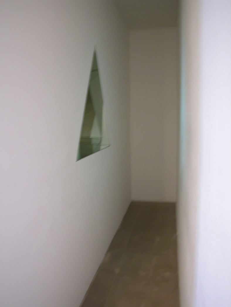 Jim Drain & Ara Peterson, Untitled (Kaleidoscope), 2003, mixed media installation, kaleidoscope: 48 x 48 x 48 x 72 inches, installation dimensions variable Installation view, Greene Naftali, New York, 2003