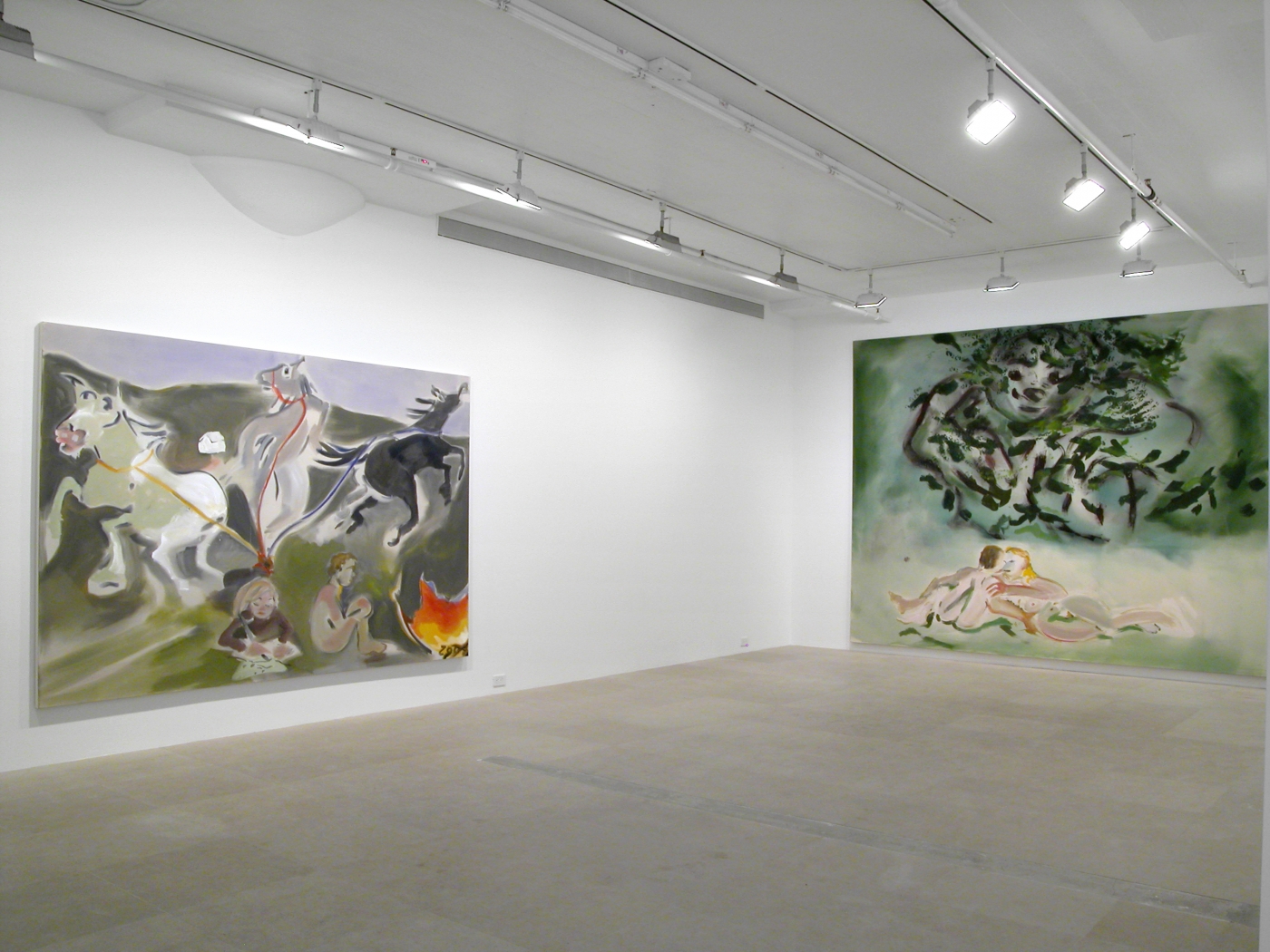 Installation view, Greene Naftali, New York, 2007