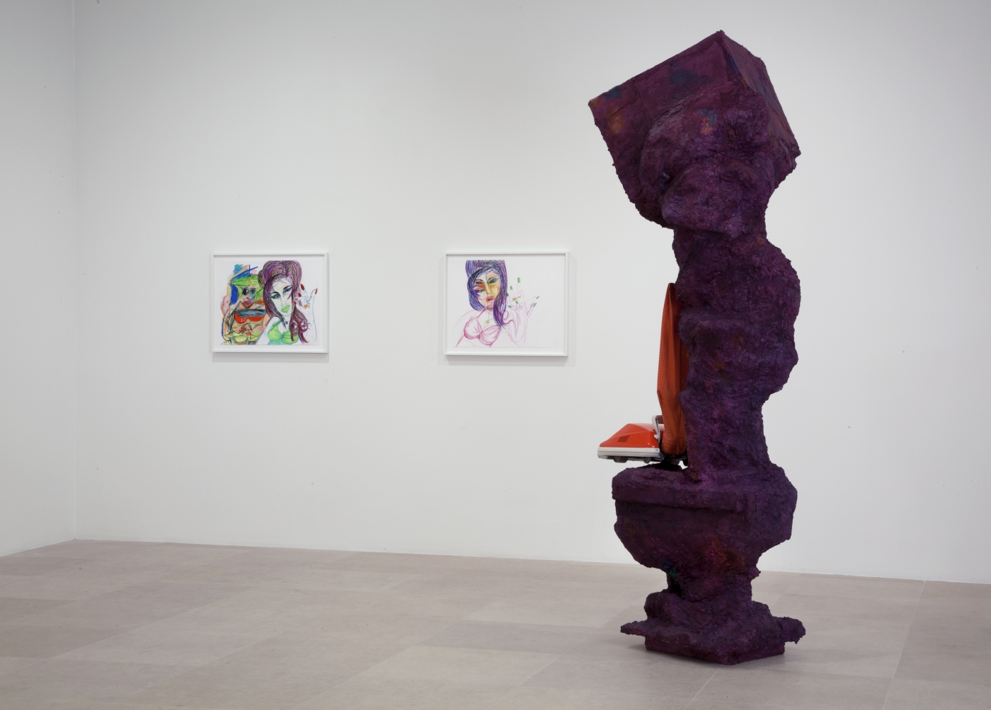 Rachel Harrison, Installation view, The Help, Greene Naftali, New York, 2012