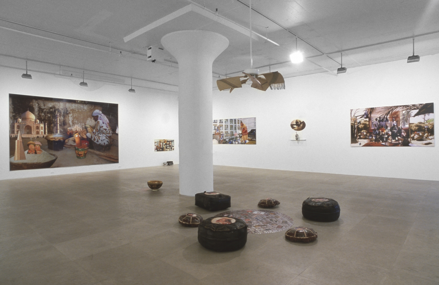 Fatimah Tuggar, Installation view, At the Water Tap, Greene Naftali, New York, 2000 – 2001