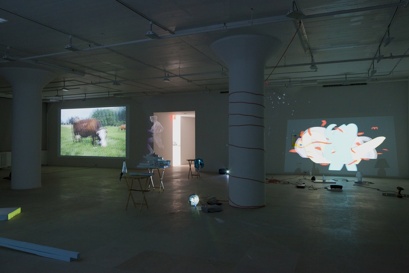Installation view, The Biggest Circle, Greene Naftali, New York, 2012