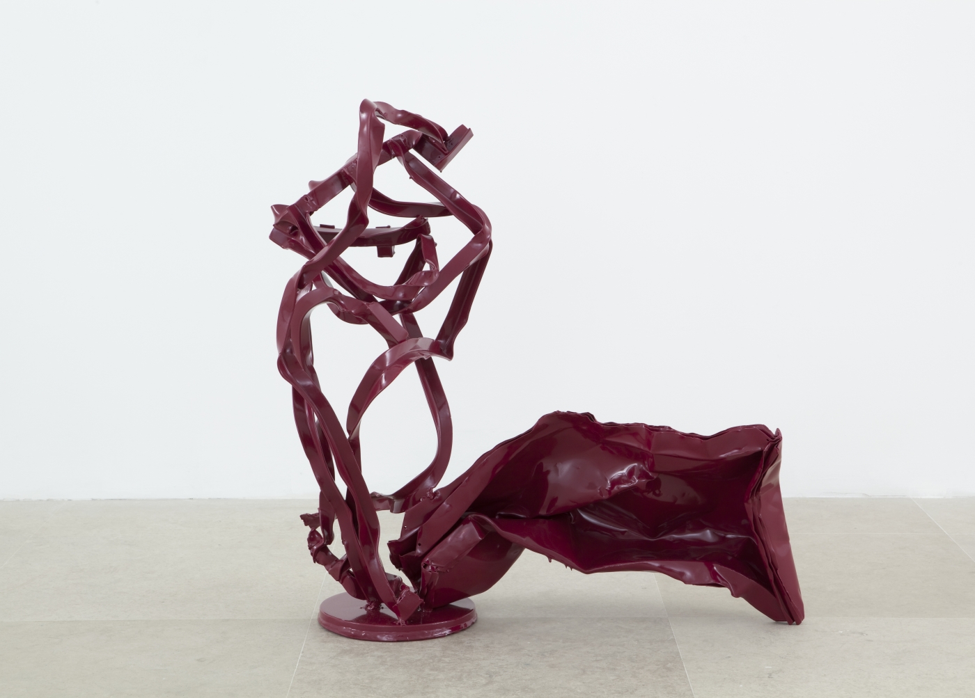 Ida Ekblad, Untitled, 2011, Steel and laquer, 35 x 37 x 16 inches