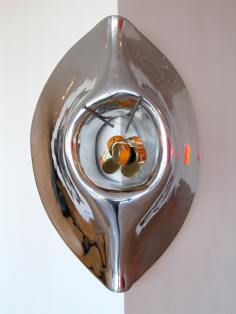 Jason Rhoades, Meccavulva (sculpture to illuminate corner of wall) with Tuna Stone, 2003, 38 x 31 x 27 inches