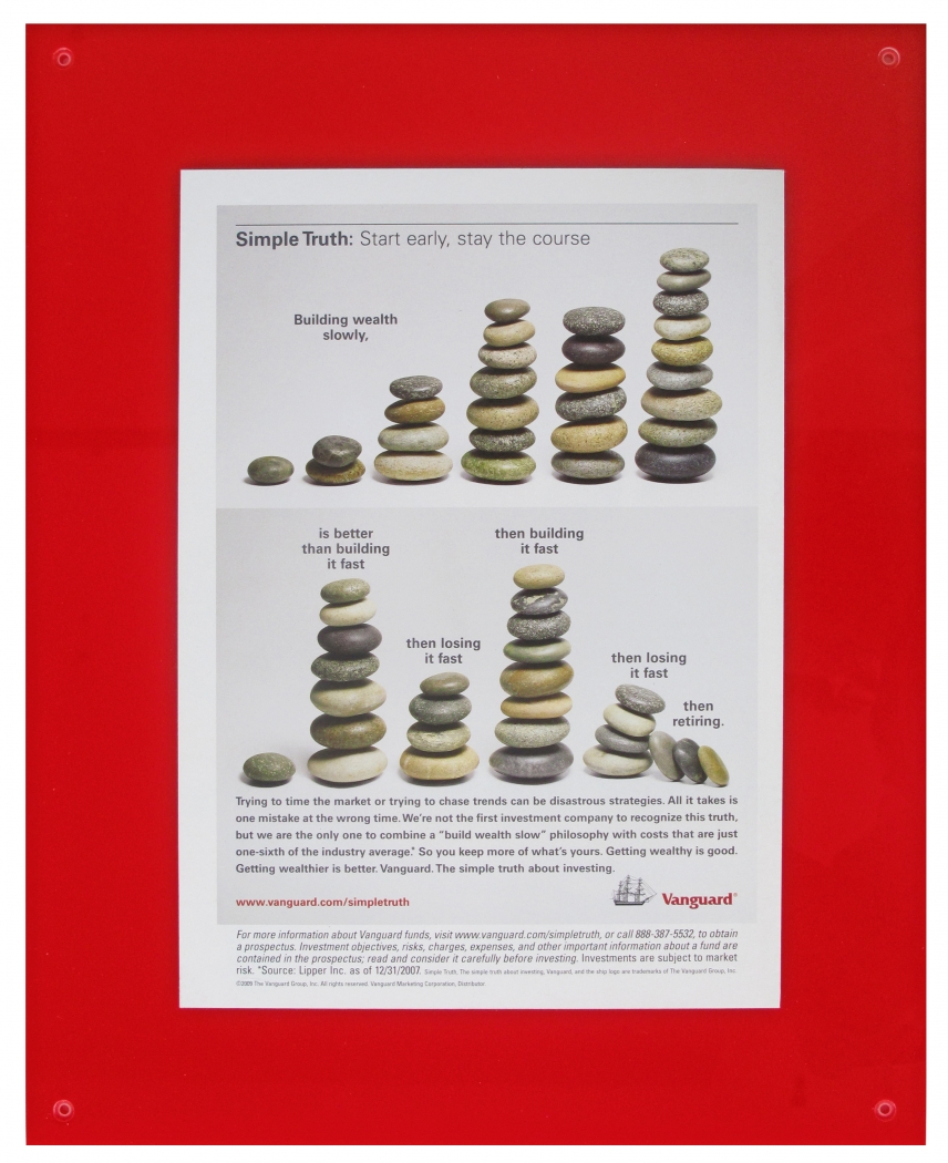 Vanguard, 2009, Plexiglas, paper, 14 1/2 x 11 3/4 inches