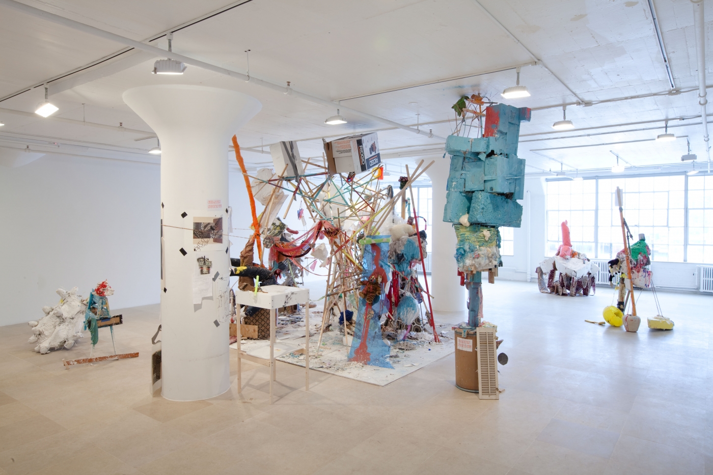 Installation view, Blind Sculpture, Greene Naftali, New York, 2010