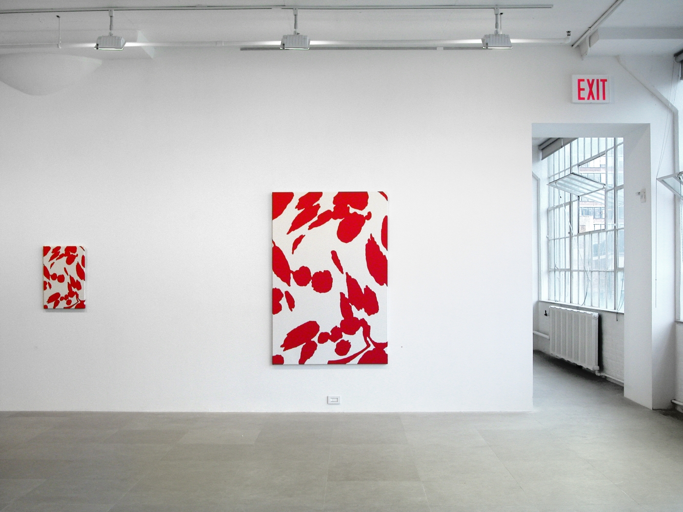 Installation view, Greene Naftali, New York, 2008
