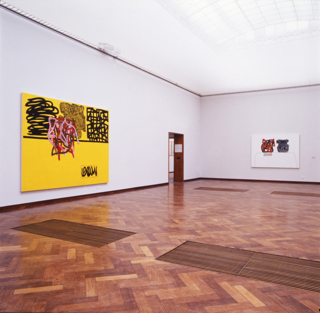 Jonathan Lasker, Installation view, Stedelijk Museum, Amsterdam, Holland, 1998