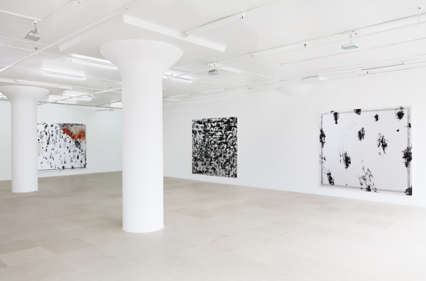 jacqueline humphries Installation view, Greene Naftali, New York, 2012