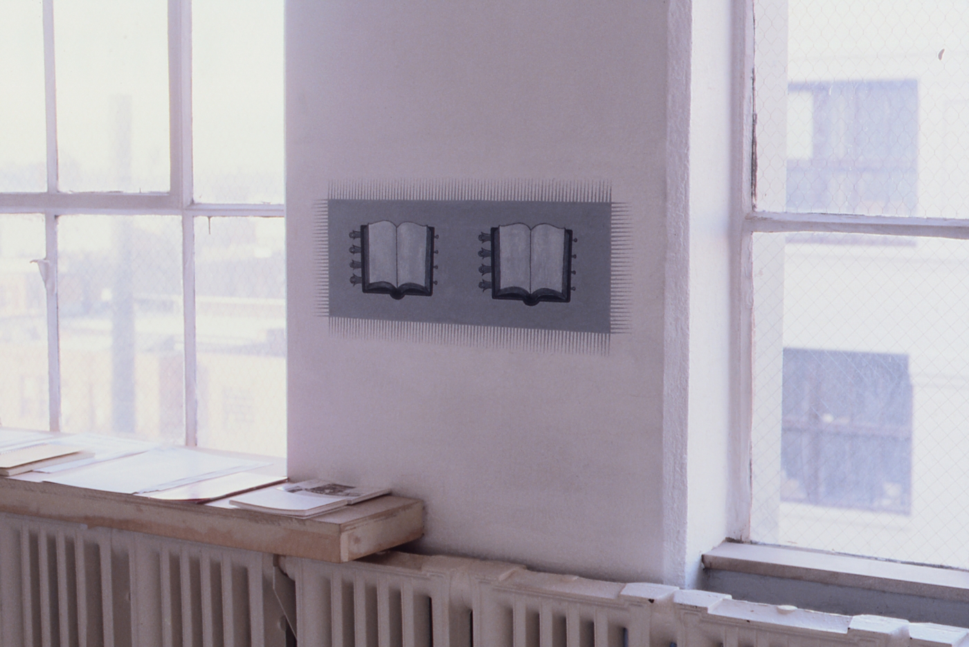 Richard Wright, Helio Alco, 1999, Gouache and acrylic, 10 1/2 x 23 inches