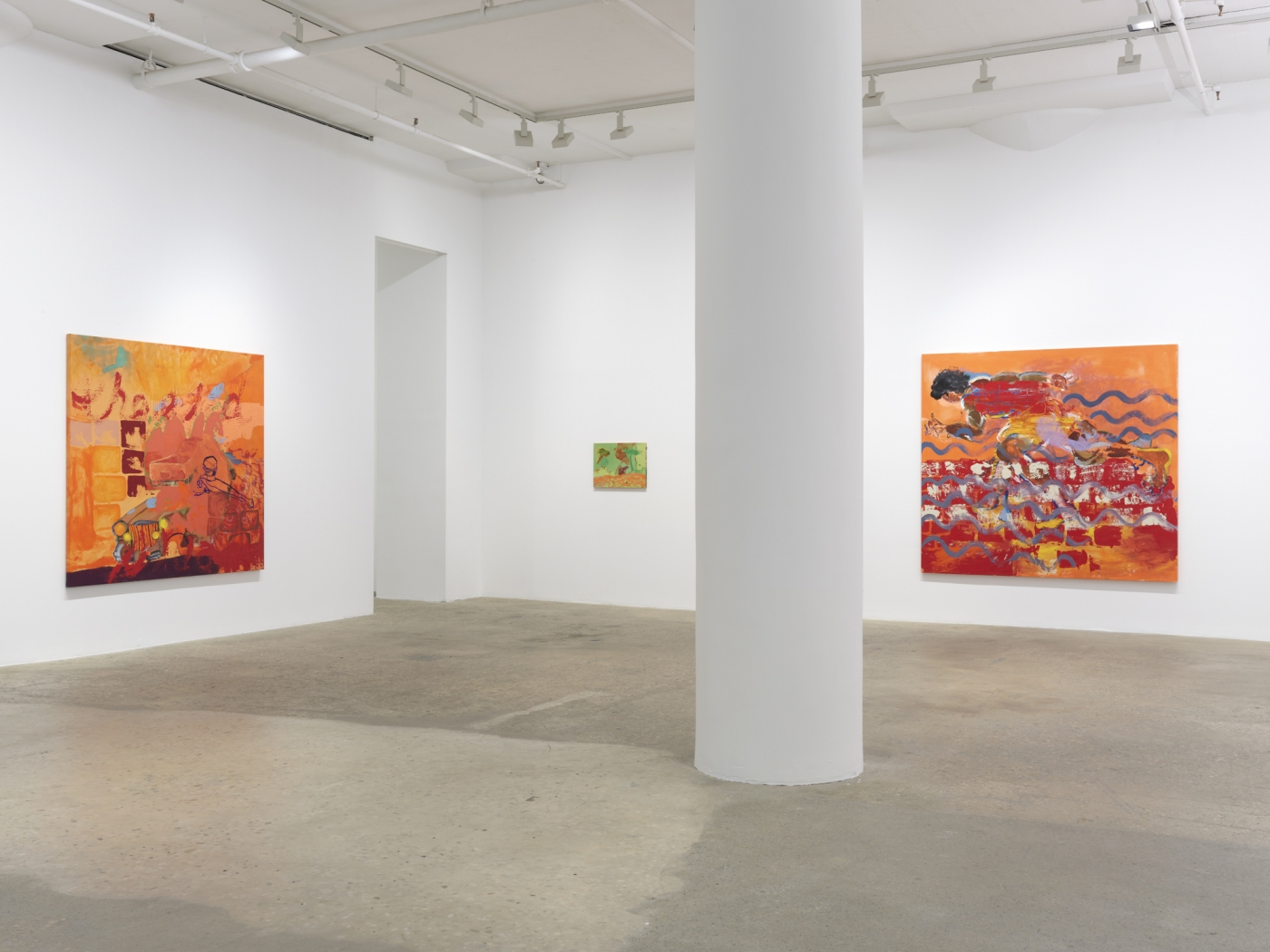 Walter Price, Installation view, Pearl Lines, Greene Naftali, 2020