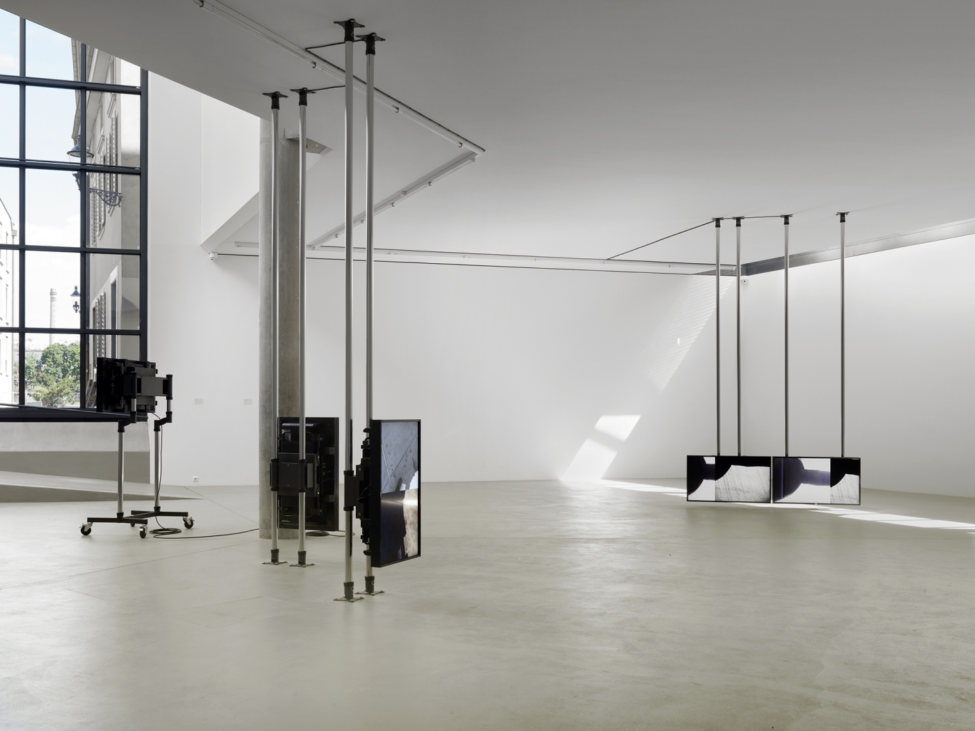 Installation view, Hilary Lloyd, Museum für Gegenwartskunst, Basel, 2012