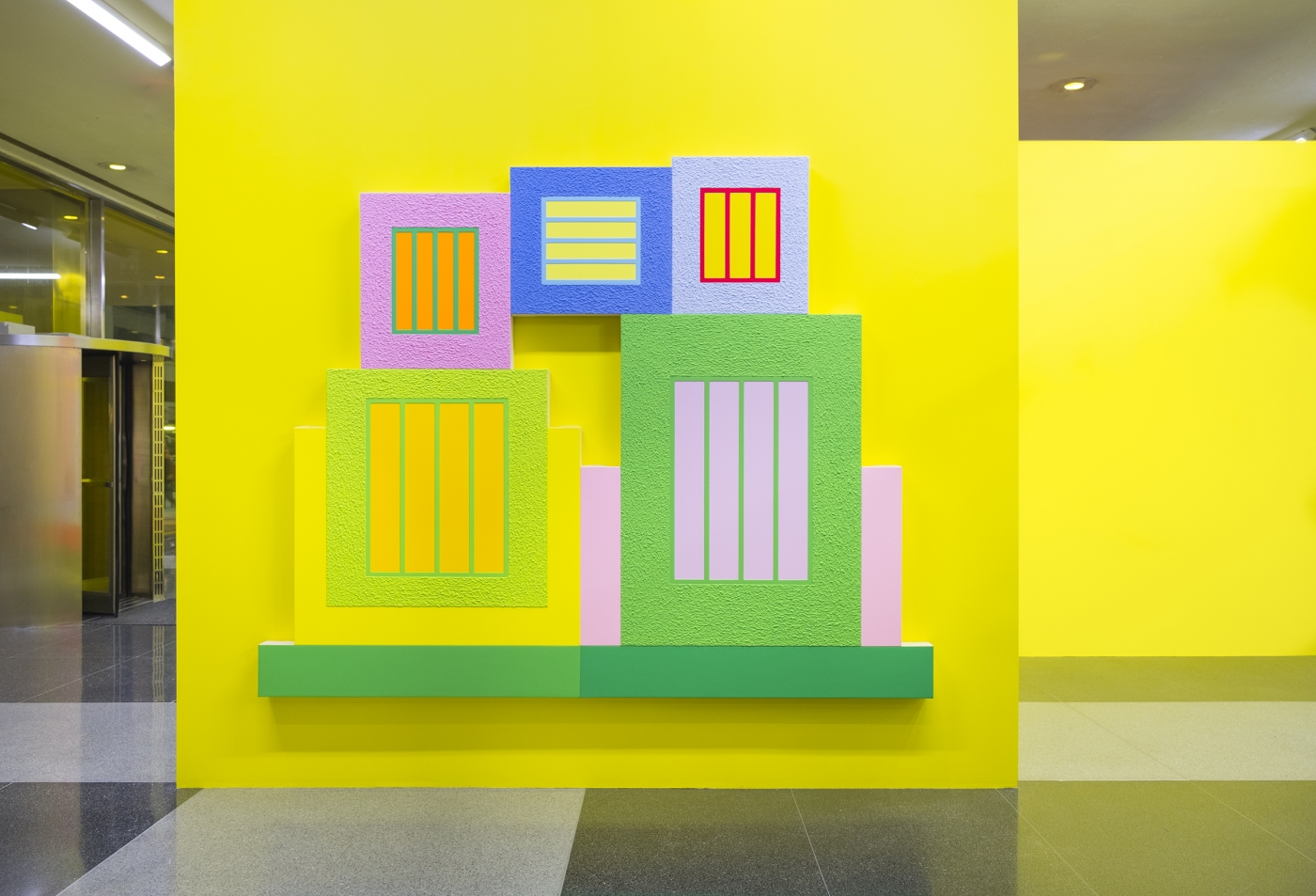 Installation view, New York, New York, Lever House, New York, 2018