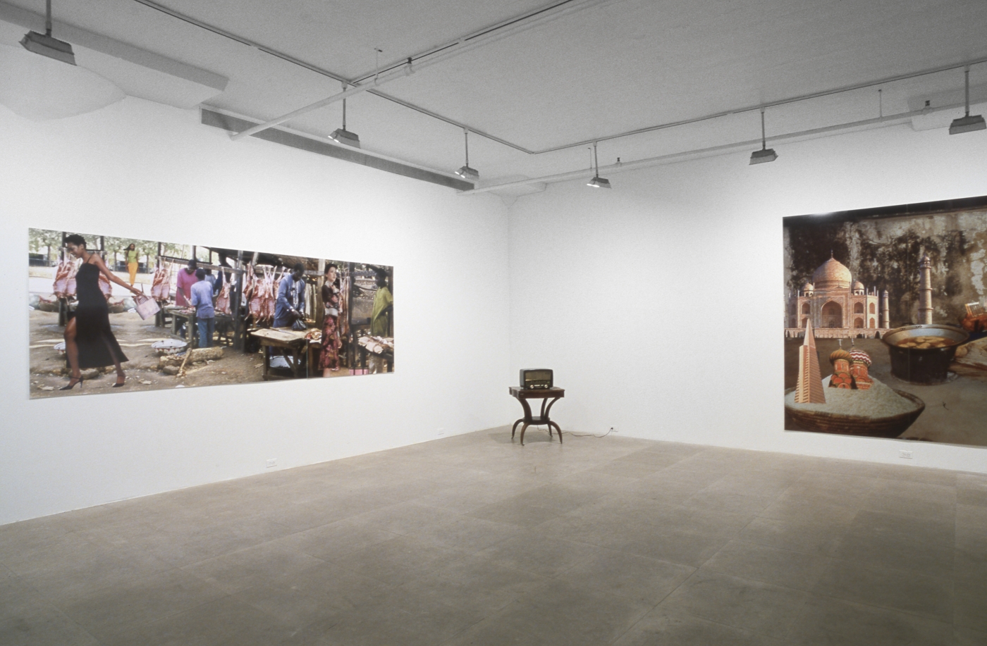 Fatimah Tuggar, Installation view, At the Water Tap, Greene Naftali, New York, 2000 – 2001