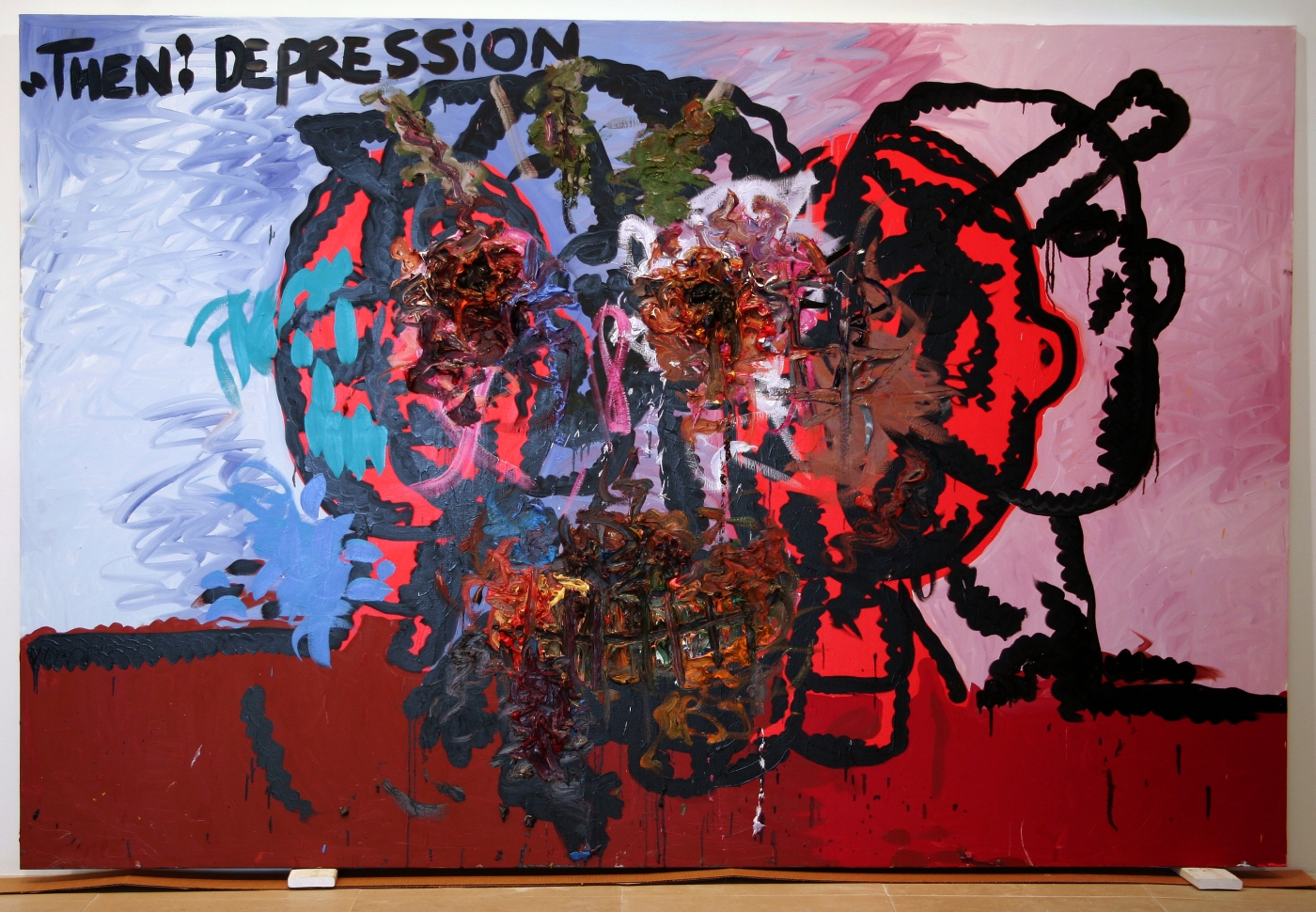 Untitled, 2007, Oil on canvas, 79 x 118 inches