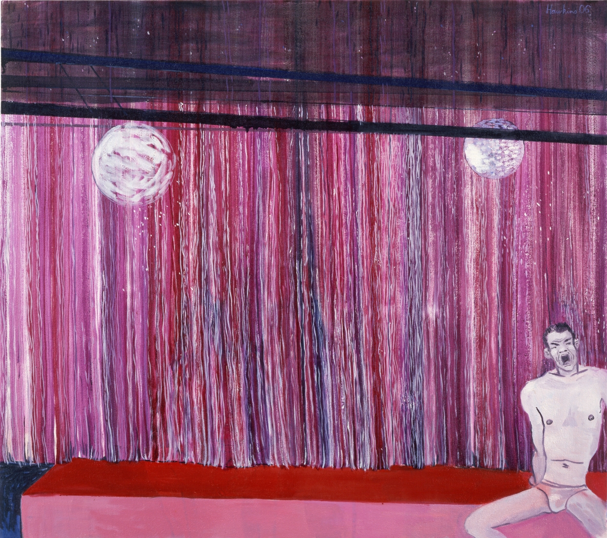 Purple Curtain, 2006, oil on linen, 37 x 42 inches