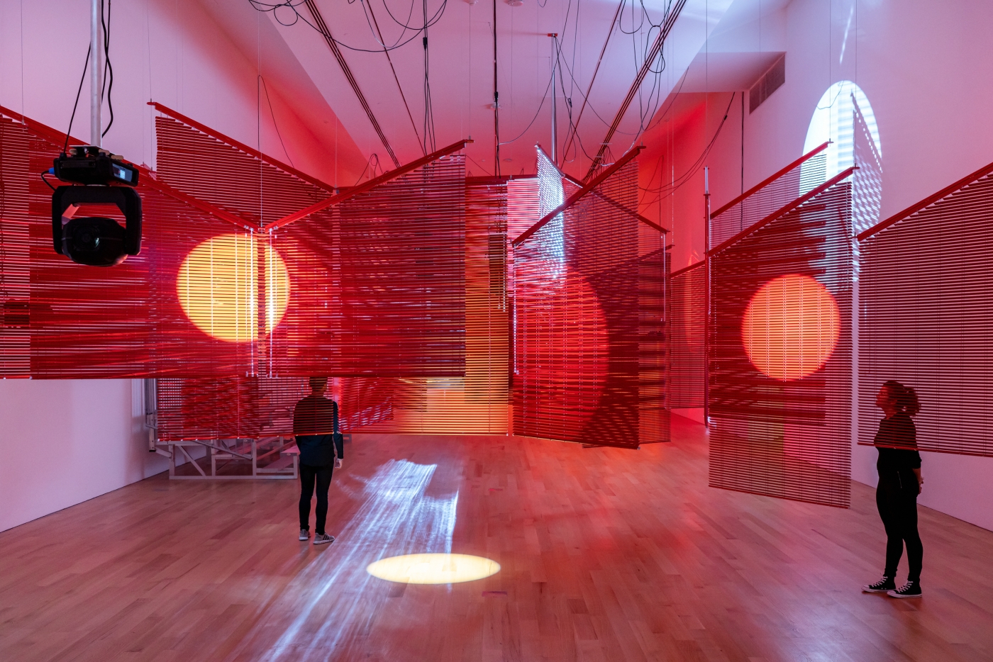 Haegue Yang, Installation view, In the Cone of Uncertainty, The Bass Museum of Art, Miami, 2019