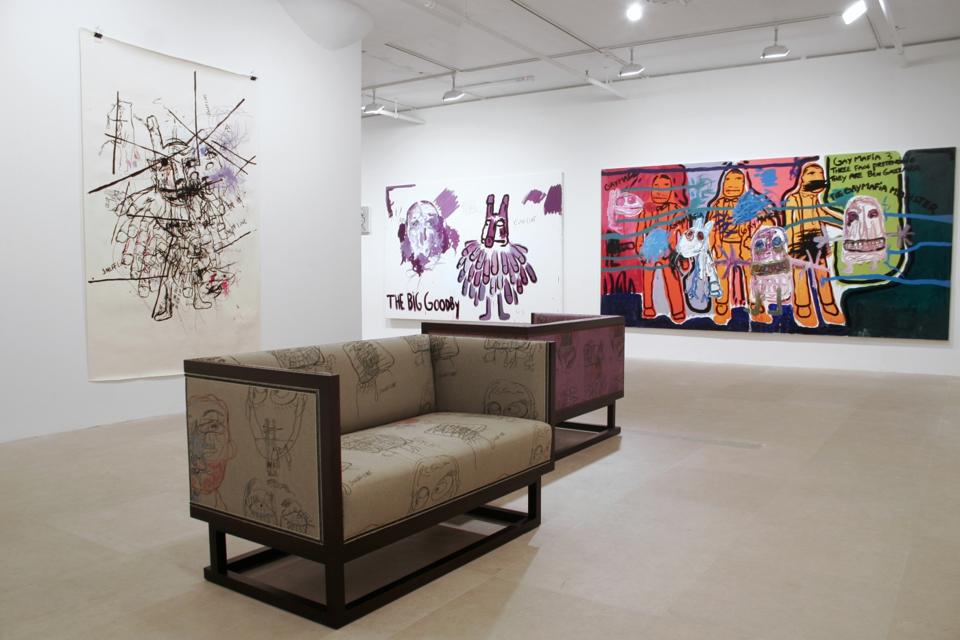 Installation view, Greene Naftali, New York, 2008