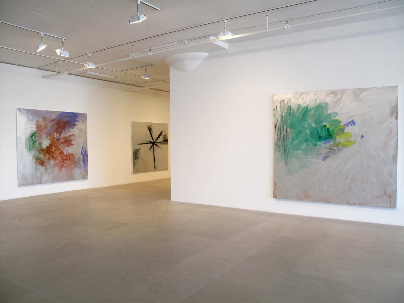 Jacqueline Humphries, Installation view, Greene Naftali, New York, 2009