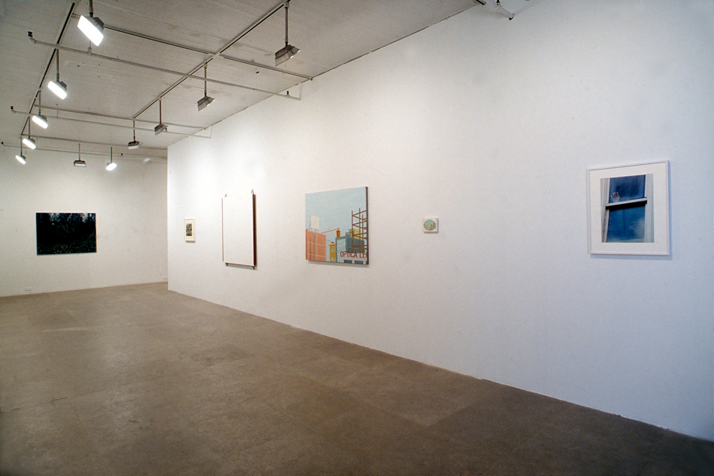 Installation view, Pictures Greene Naftali, New York, 2002