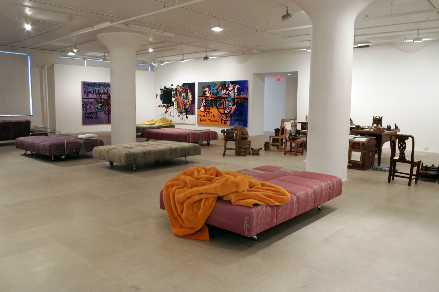 Installation view, Greene Naftali, New York, 2008