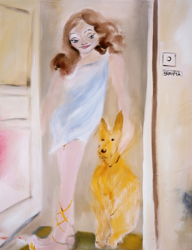 Goddess in the Doorway (Creativity), 2005, acrylic on canvas, 70.87 x 54.72 inches