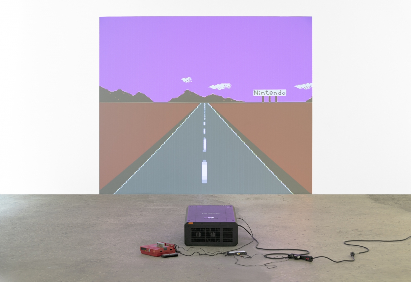 Cory Arcangel, F1 Racer Mod (aka Japanese Driving Game), 2004