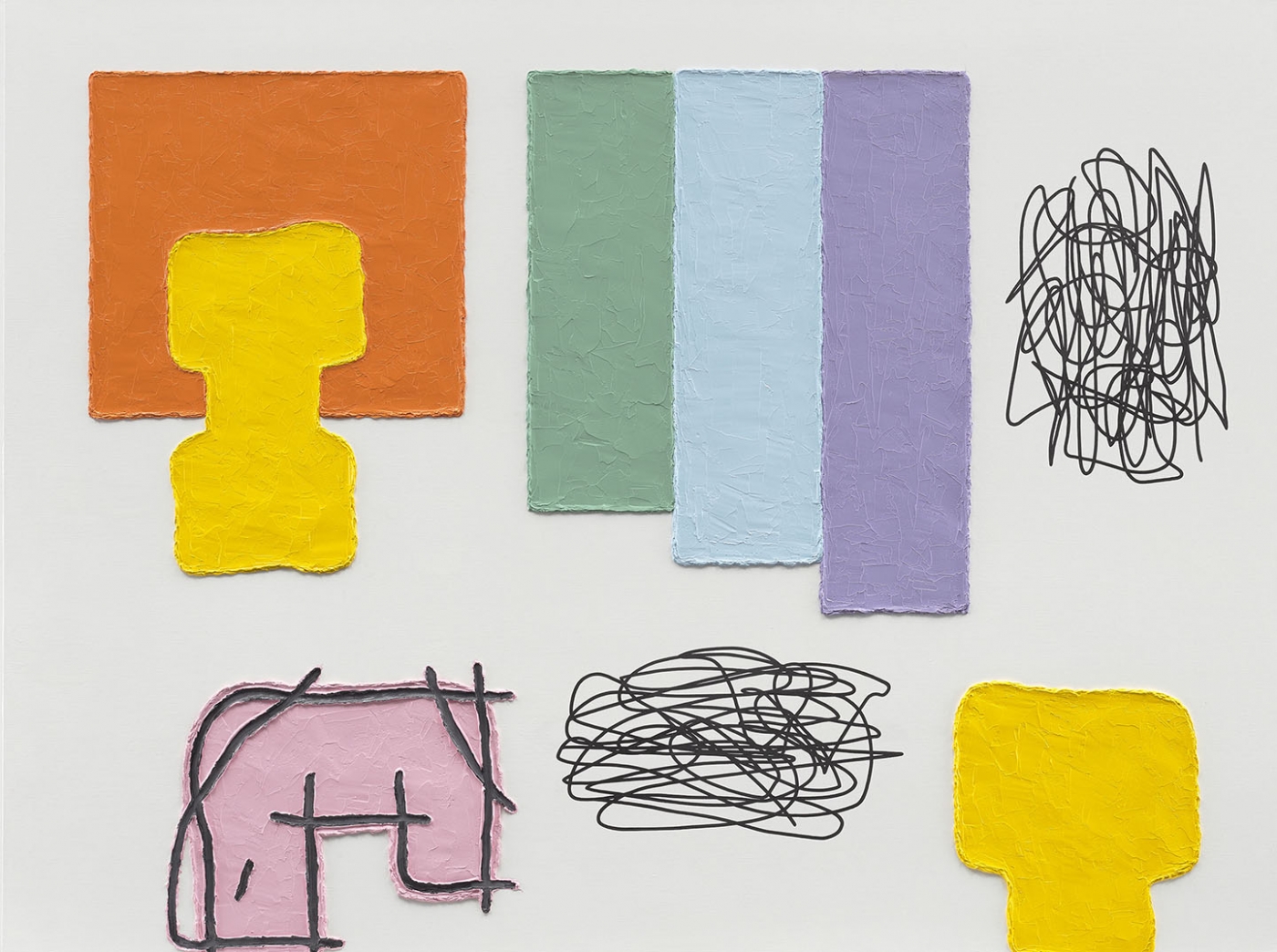Jonathan Lasker, The Rules of Personal Attachment, 2017