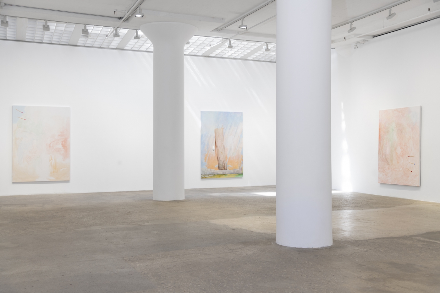 Monika Baer, Installation view, loose change, Greene Naftali, New York, 2021