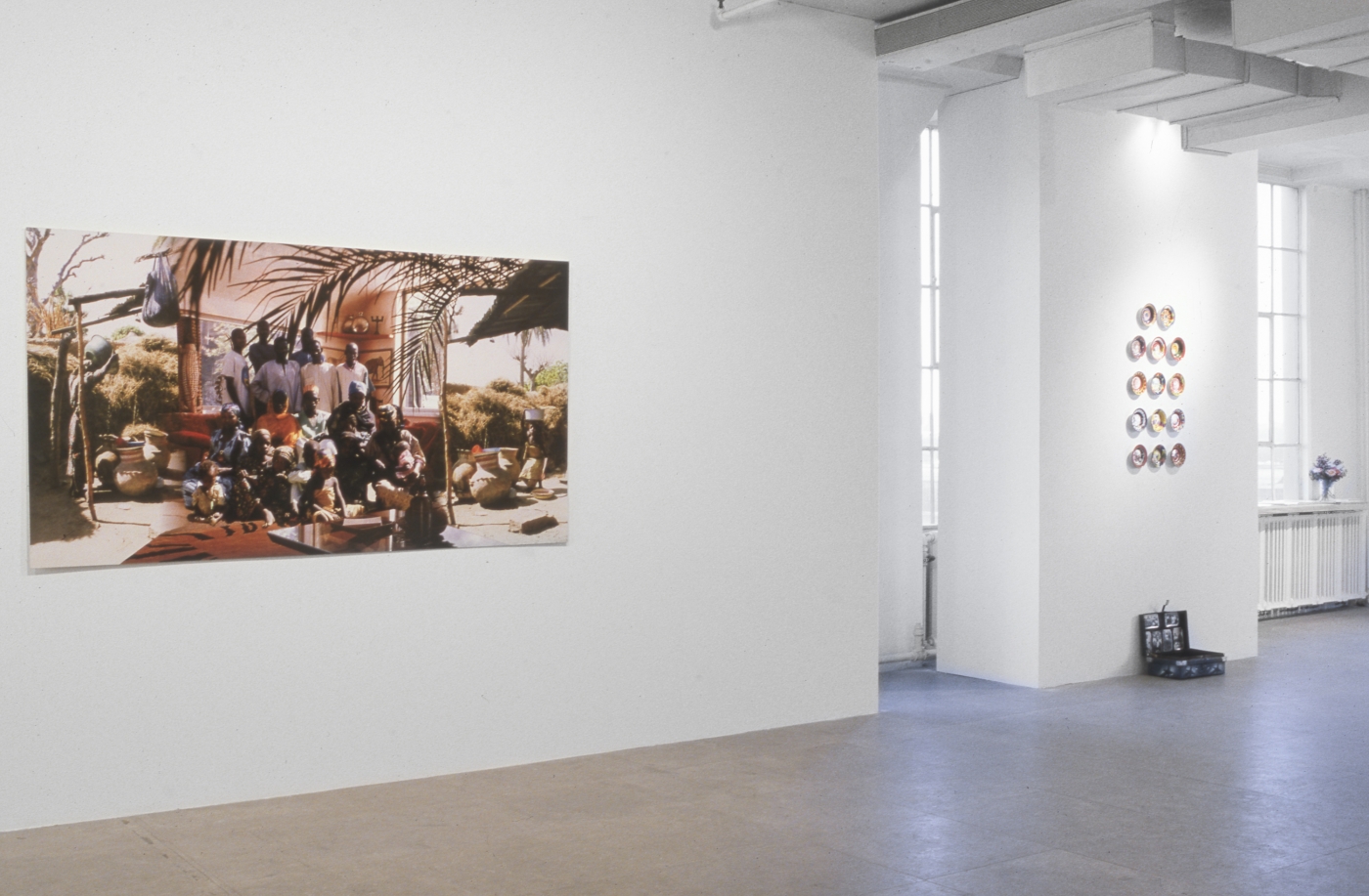 Fatimah Tuggar, Installation view, At the Water Tap, Greene Naftali, New York, 2000 – 2001