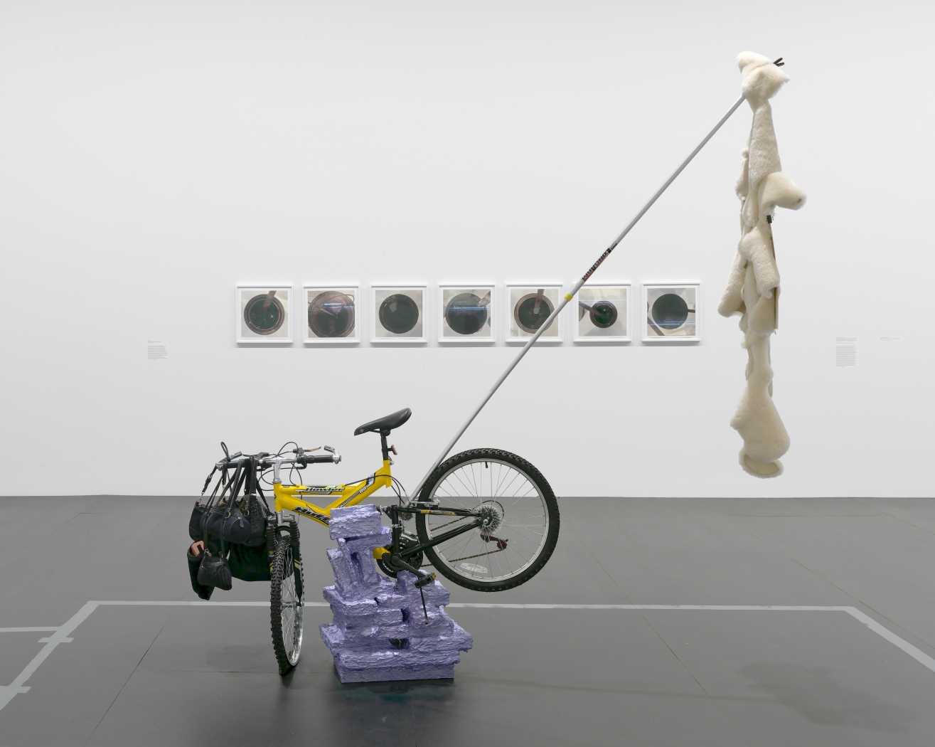 Rachel Harrison, Installation view, Rachel Harrison Life Hack, curated by Elisabeth Sussman and David Joselit, Whitney Museum of American Art, New York, 2019