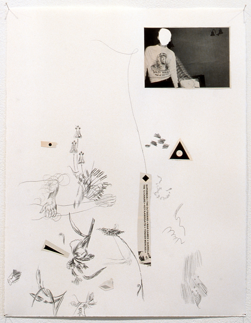 Nick Mauss, Pleasures and Regrets, 2003, Mixed media, 16 3/4 x 13 inches