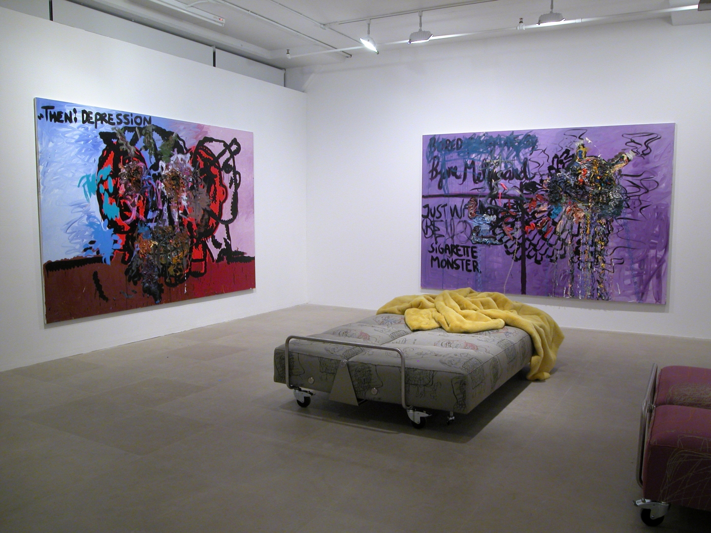 Installation view, Greene Naftali, New York, 2008